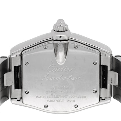 Cartier Stainless Steel 37mm Roadster Automatic Watch Black 4 of 4