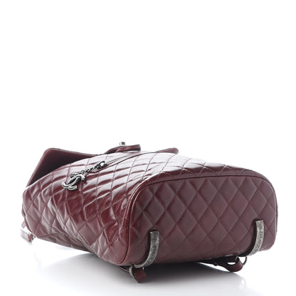 Chanel Calfskin Quilted Large Salzburg Mountain Backpack Burgundy 4 of 9