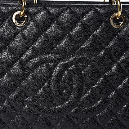 Chanel Caviar Quilted XL Grand Shopping Tote GST Black 12 of 12