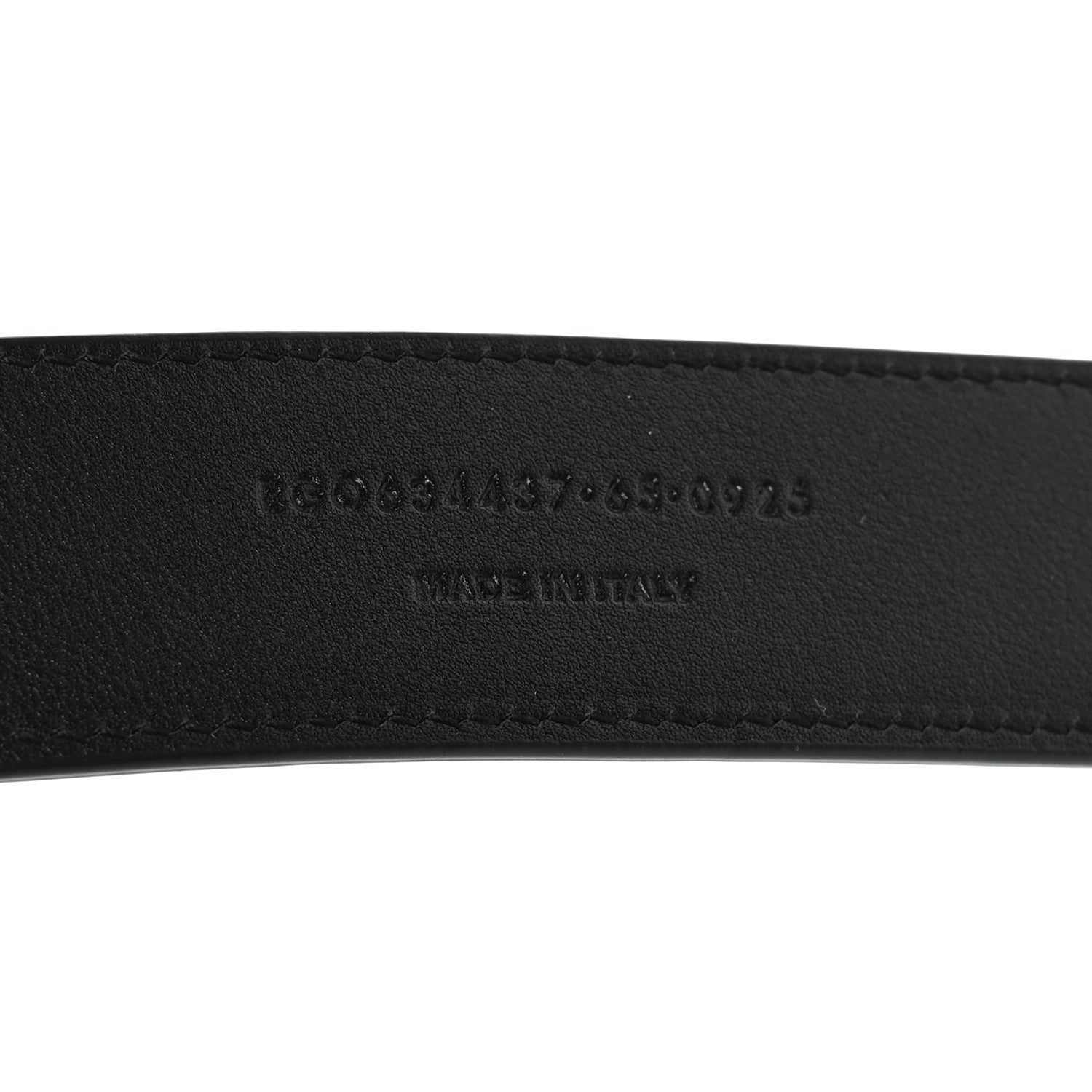 Saint Laurent Smooth Calfskin Monogram Square Buckle Belt 65 26 Black 4 of 5