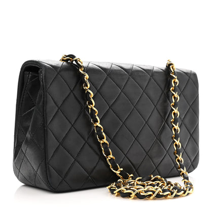 Chanel Lambskin Quilted Small Single Flap Black 3 of 14