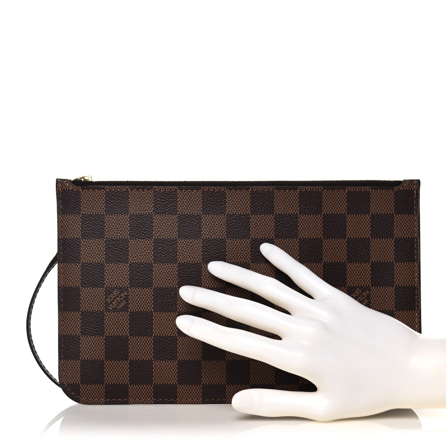 Louis Vuitton Damier Ebene Neverfull MM GM Pochette 2 of 7
