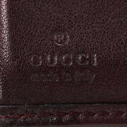 Gucci Guccissima Lovely Heart French Flap Wallet Brown 6 of 12