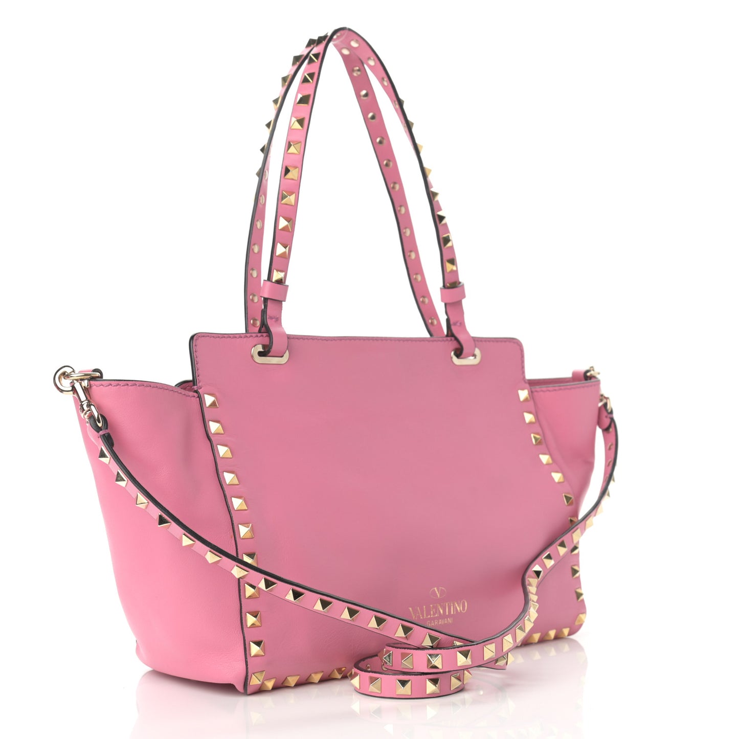 Vitello Small Rockstud Tote Ninphea