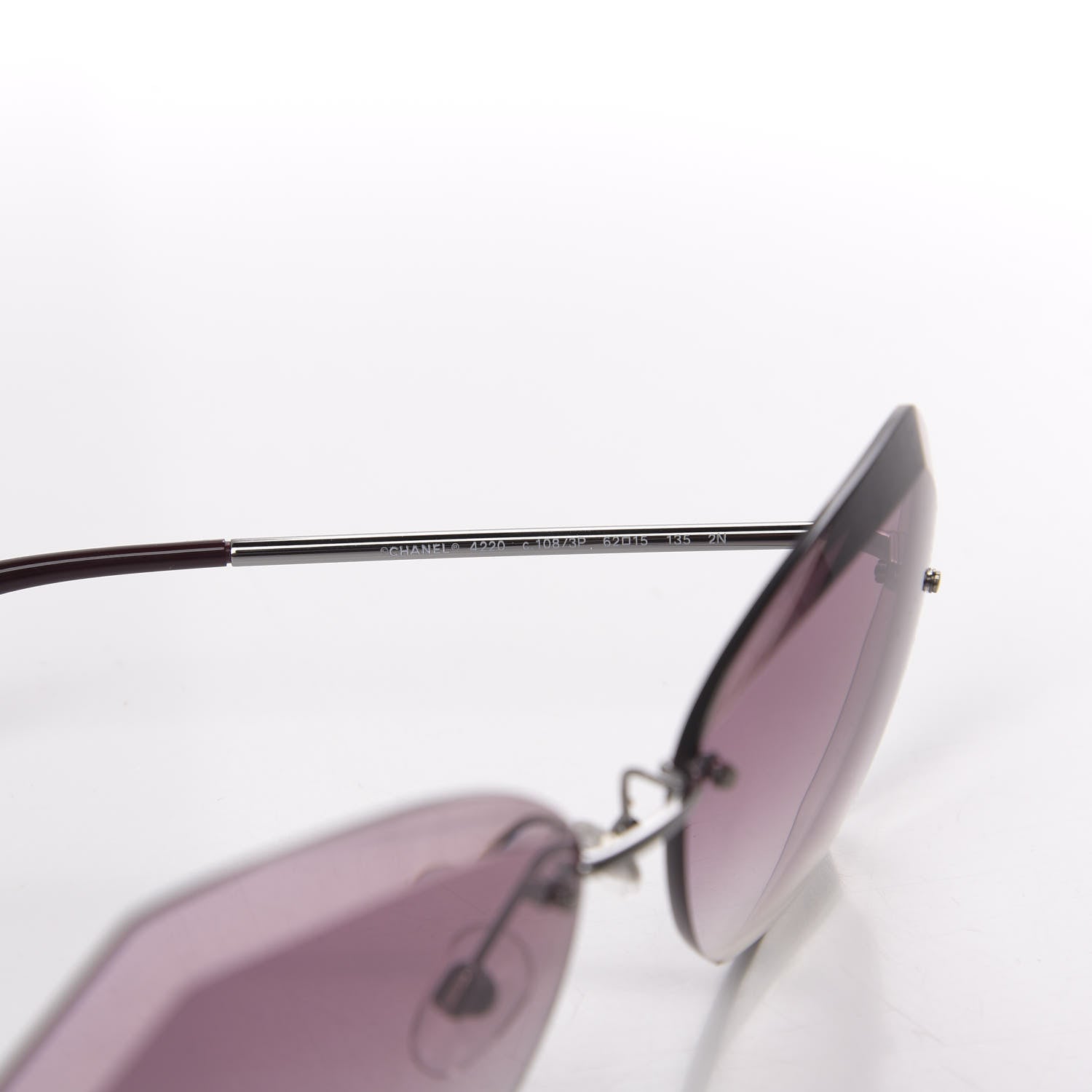 Chanel Metal Spring Round Sunglasses 4220 Pink 6 of 8