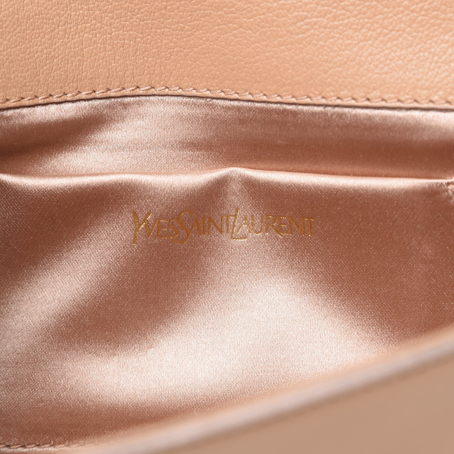 Saint Laurent Chevre Small Belle de Jour Clutch Beige 6 of 8