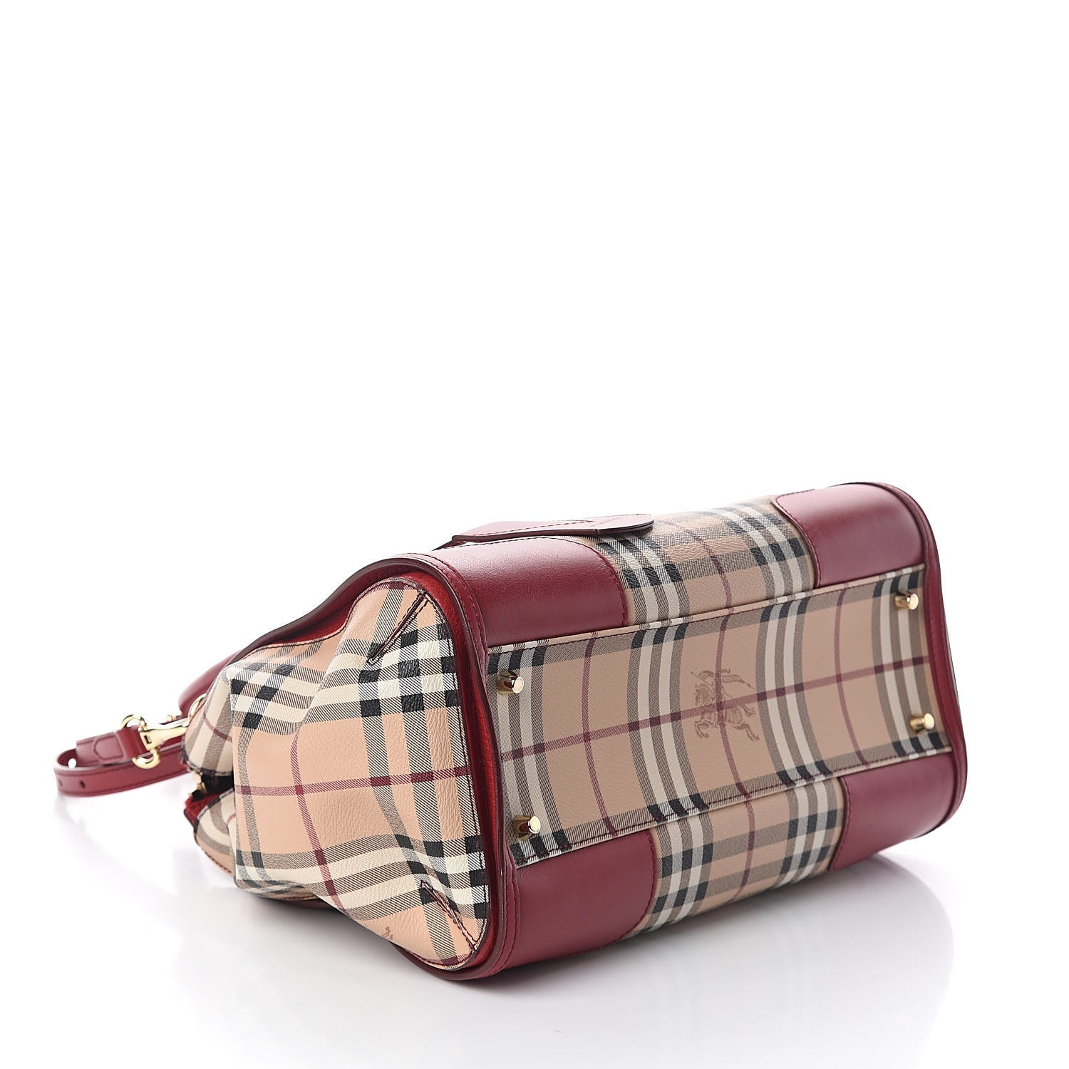 Burberry Haymarket Check Colours Small Gladstone Military Red 4 of 10