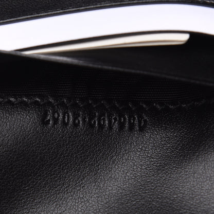 Gucci Calfskin Matelasse GG Marmont Card Case Wallet Black 6 of 8