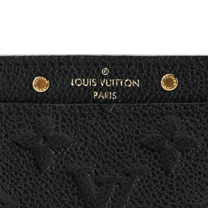 Louis Vuitton Empreinte Card Holder Black 2 of 9