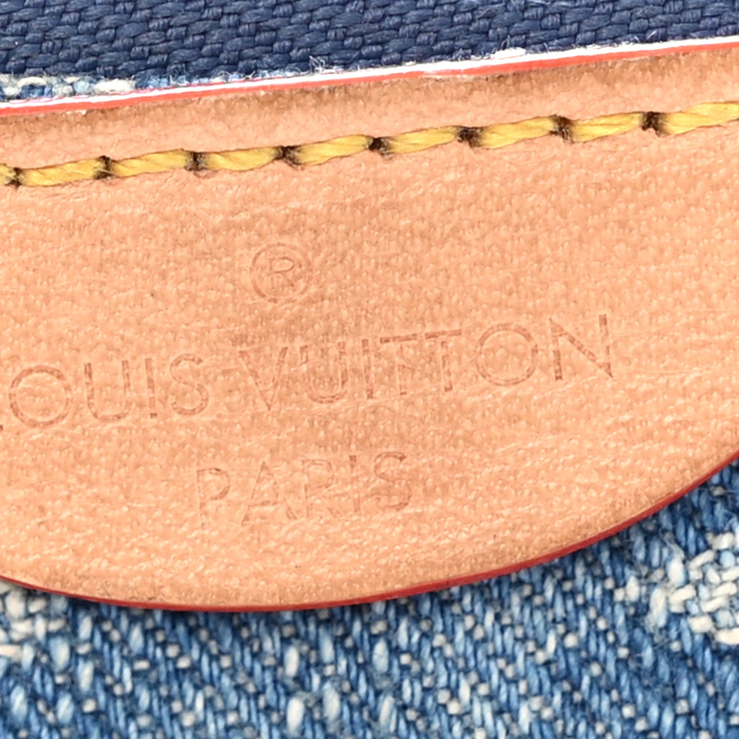 Louis Vuitton Monogram Denim Key Pouch Denim Blue 7 of 8