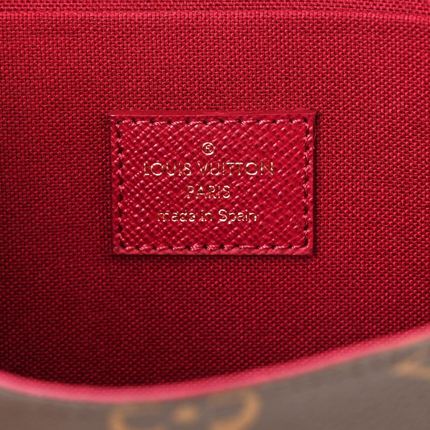 Louis Vuitton Monogram Pochette Felicie Chain Wallet Fuchsia 7 of 11