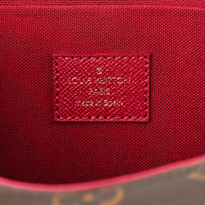 Louis Vuitton Monogram Pochette Felicie Chain Wallet Fuchsia 7 of 11