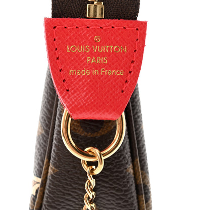 Louis Vuitton Monogram 2021 Christmas Animation London Mini Pochette Accessories Red 6 of 7