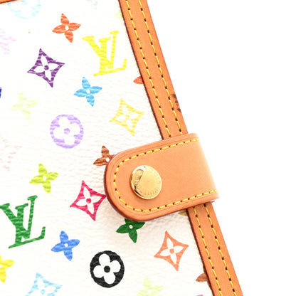 Louis Vuitton Monogram Multicolor Small Ring Agenda Cover White 7 of 7
