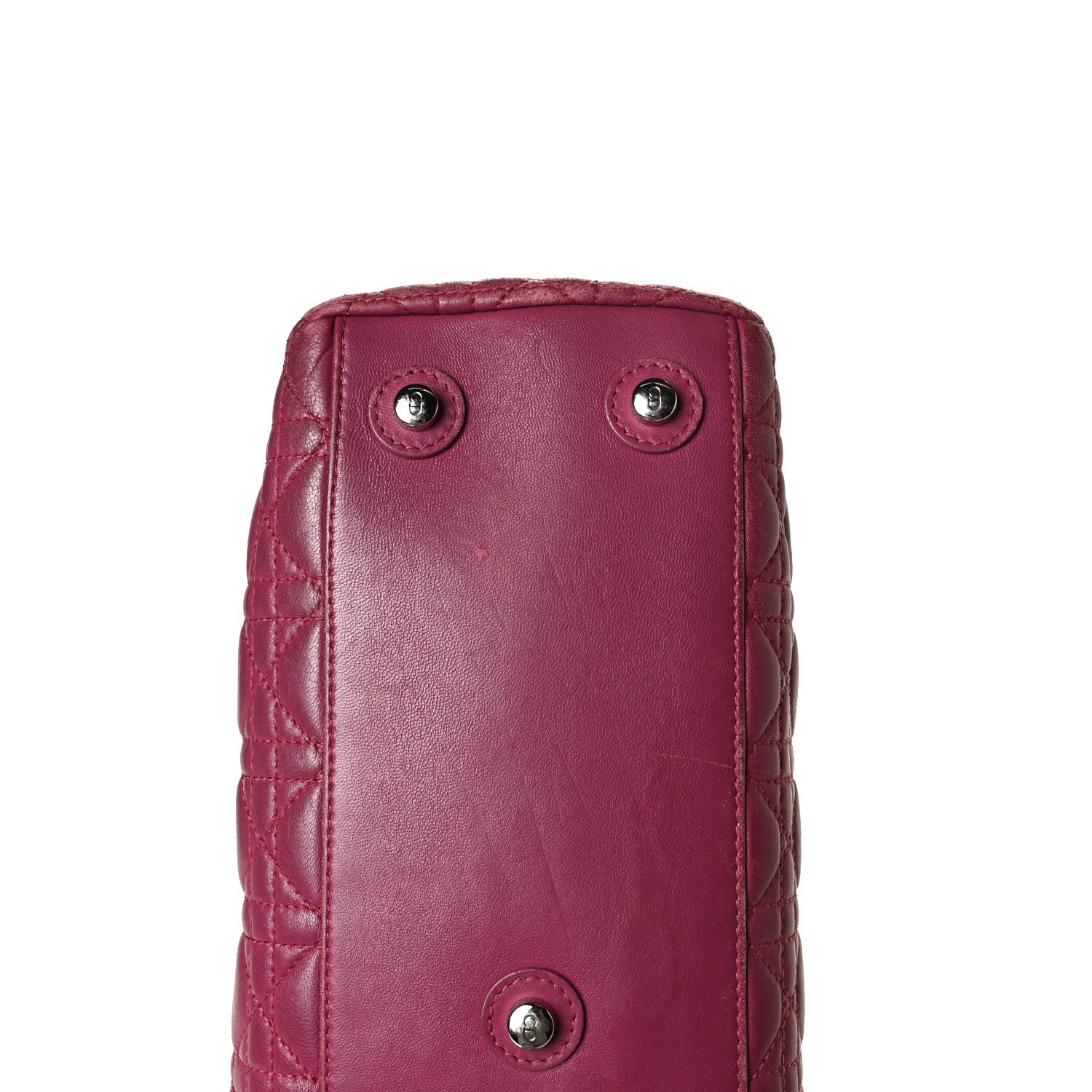 Christian Dior Lambskin Cannage Chri Chri Tote Fuchsia 22 of 24