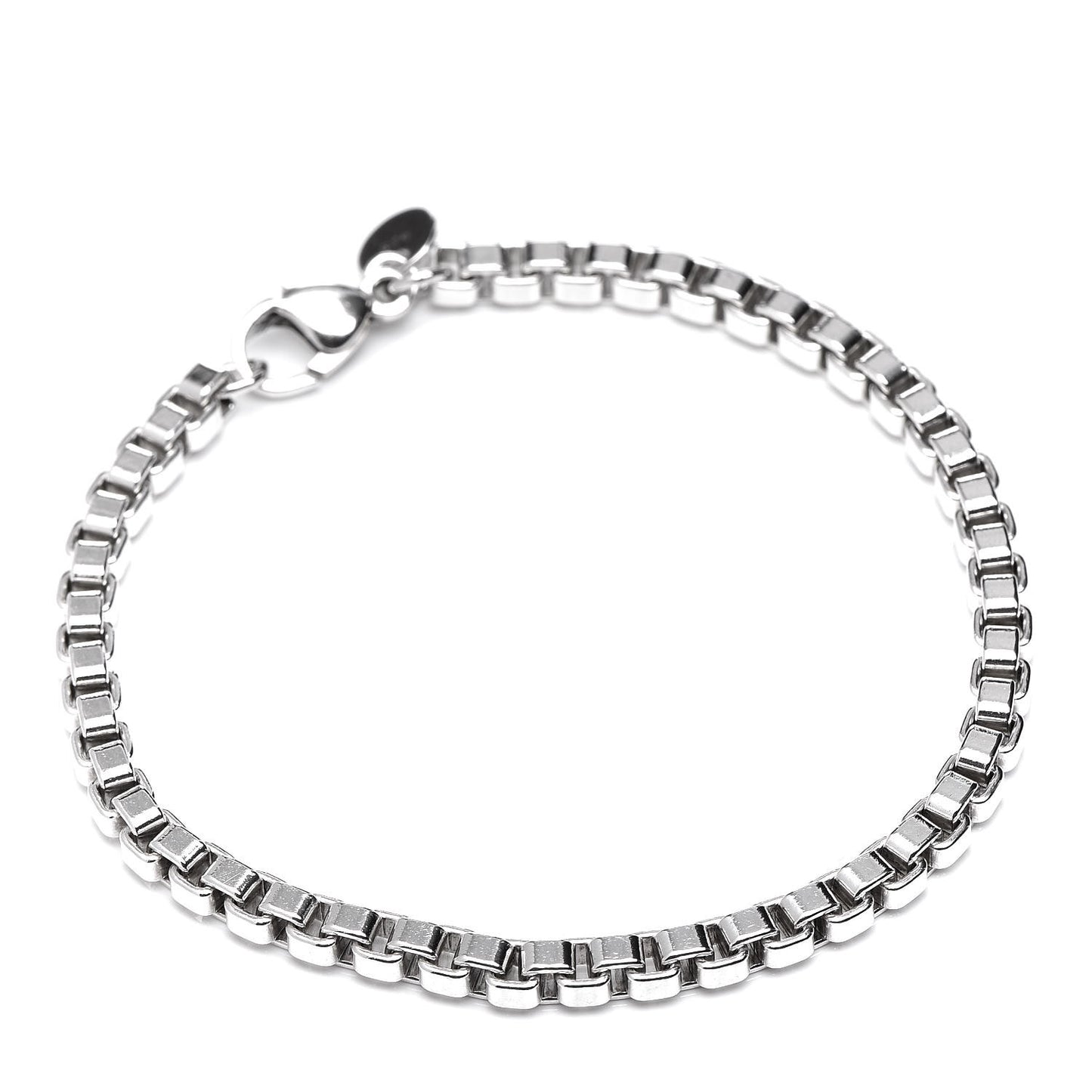 Sterling Silver 4mm Venetian Link Bracelet