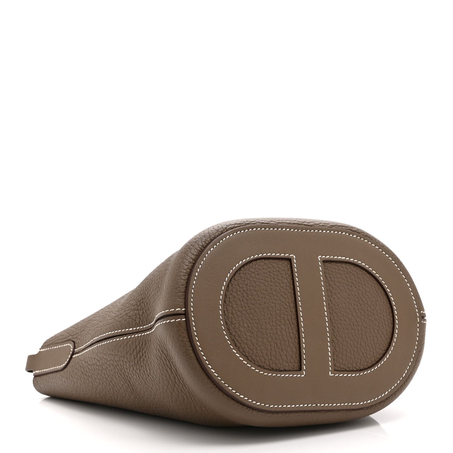 Taurillon Clemence Swift In-The-Loop 18 Bag Etoupe