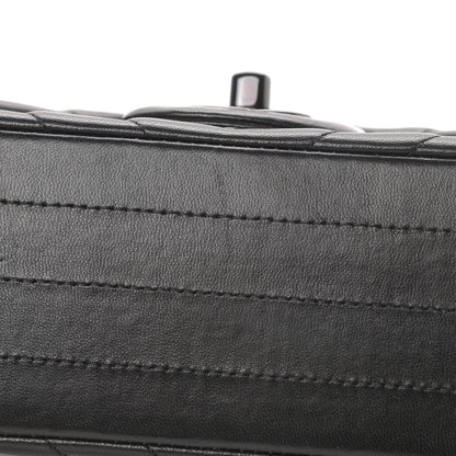 Chanel Lambskin Chevron Quilted Mini Rectangular Flap So Black 15 of 16