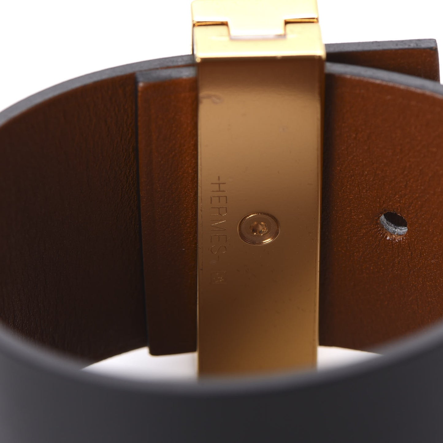 Chamonix Tadelakt Illusion Bracelet PM Black Fauve