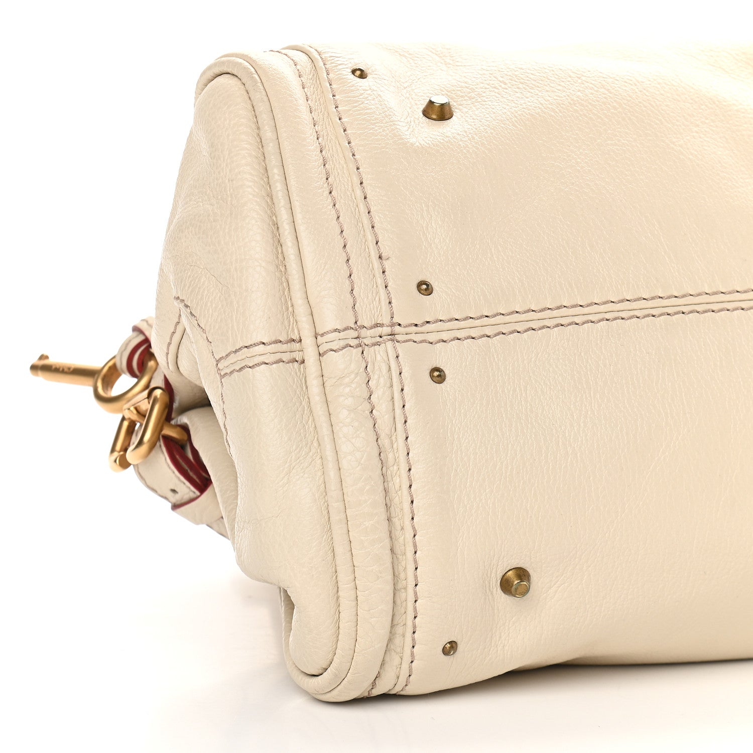 Chloe Calfskin Medium Paddington Satchel Off White 7 of 9