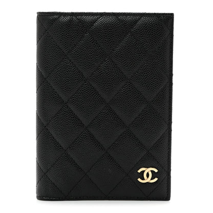 Chanel Caviar Quilted Passport Holder Black 1 of 7