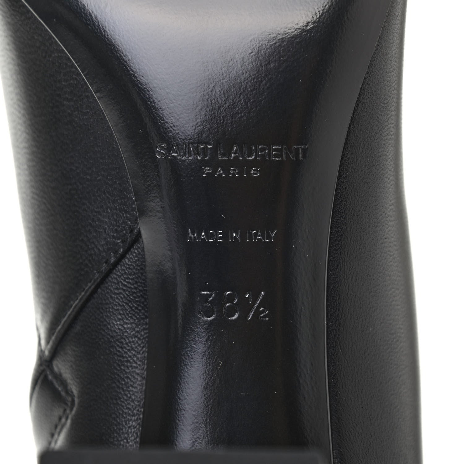 Saint Laurent Nappa Vendome Loulou Ankle Zip Boot 38.5 Black 6 of 6
