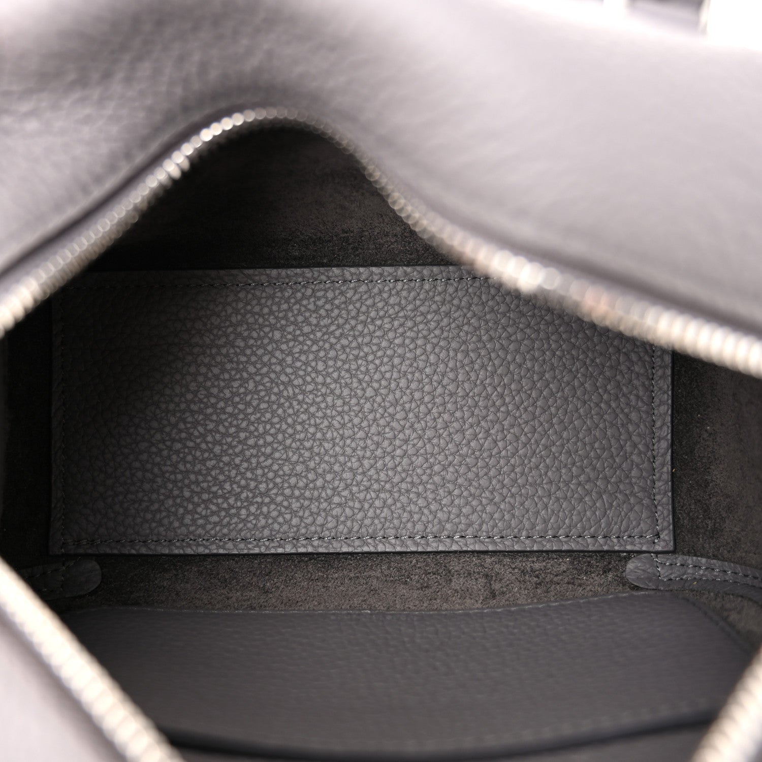 Delvaux Taurillon Soft Mini Cool Box Satchel Stone 5 of 11