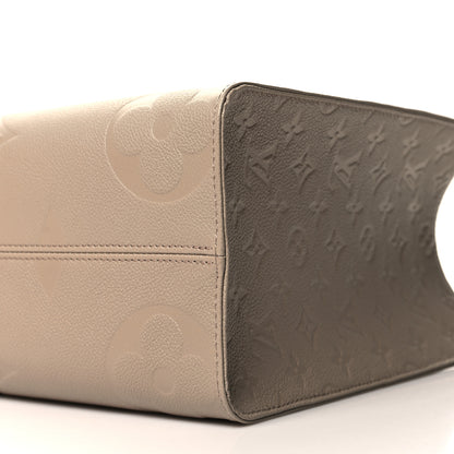 Louis Vuitton Empreinte Monogram Giant Onthego MM Tourterelle 9 of 10