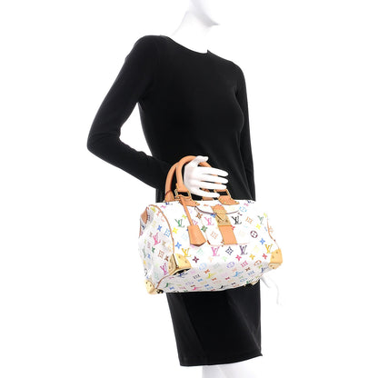 Louis Vuitton Monogram Multicolor Speedy 30 White 2 of 8