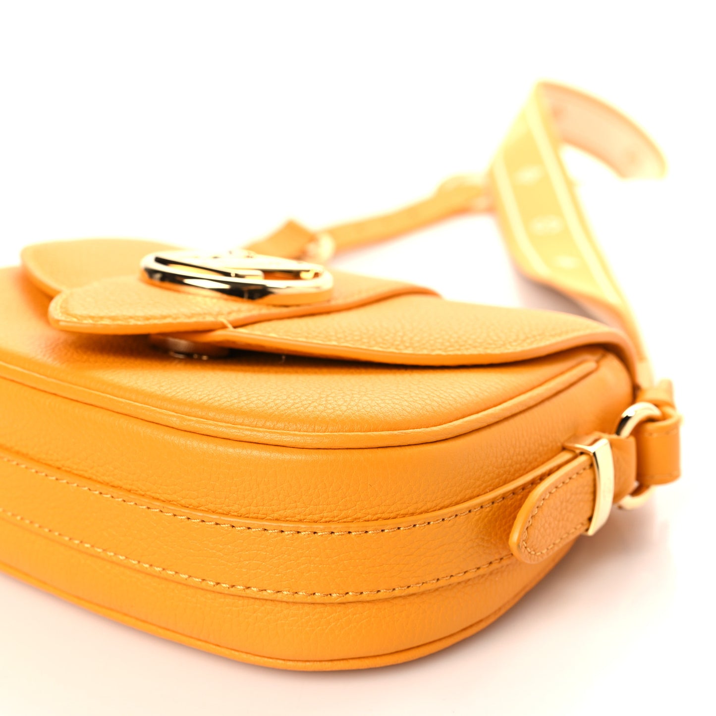 Grained Calfskin LV Pont 9 Soft PM Sunbeam