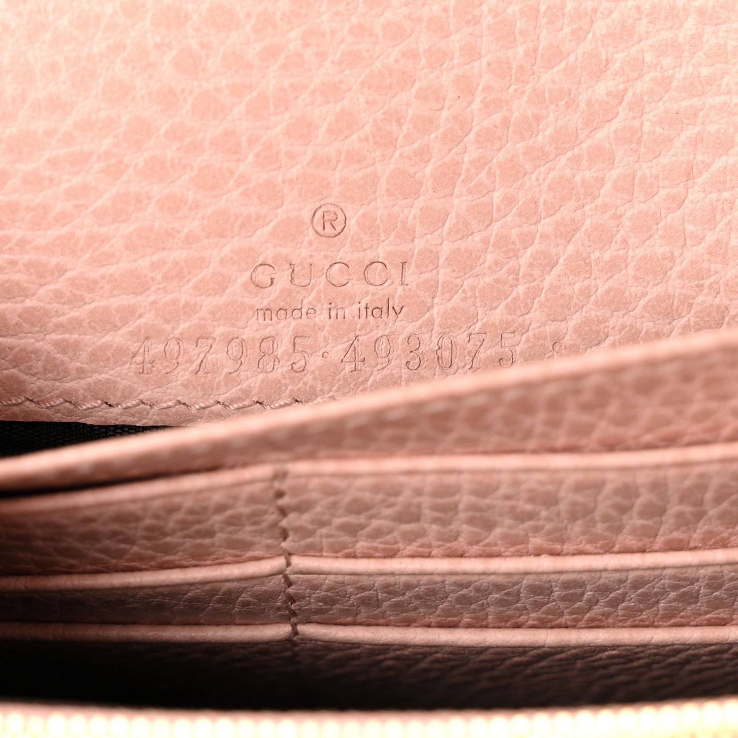 Gucci Dollar Calfskin Mini GG Marmont Chain Wallet Perfect Pink 6 of 9