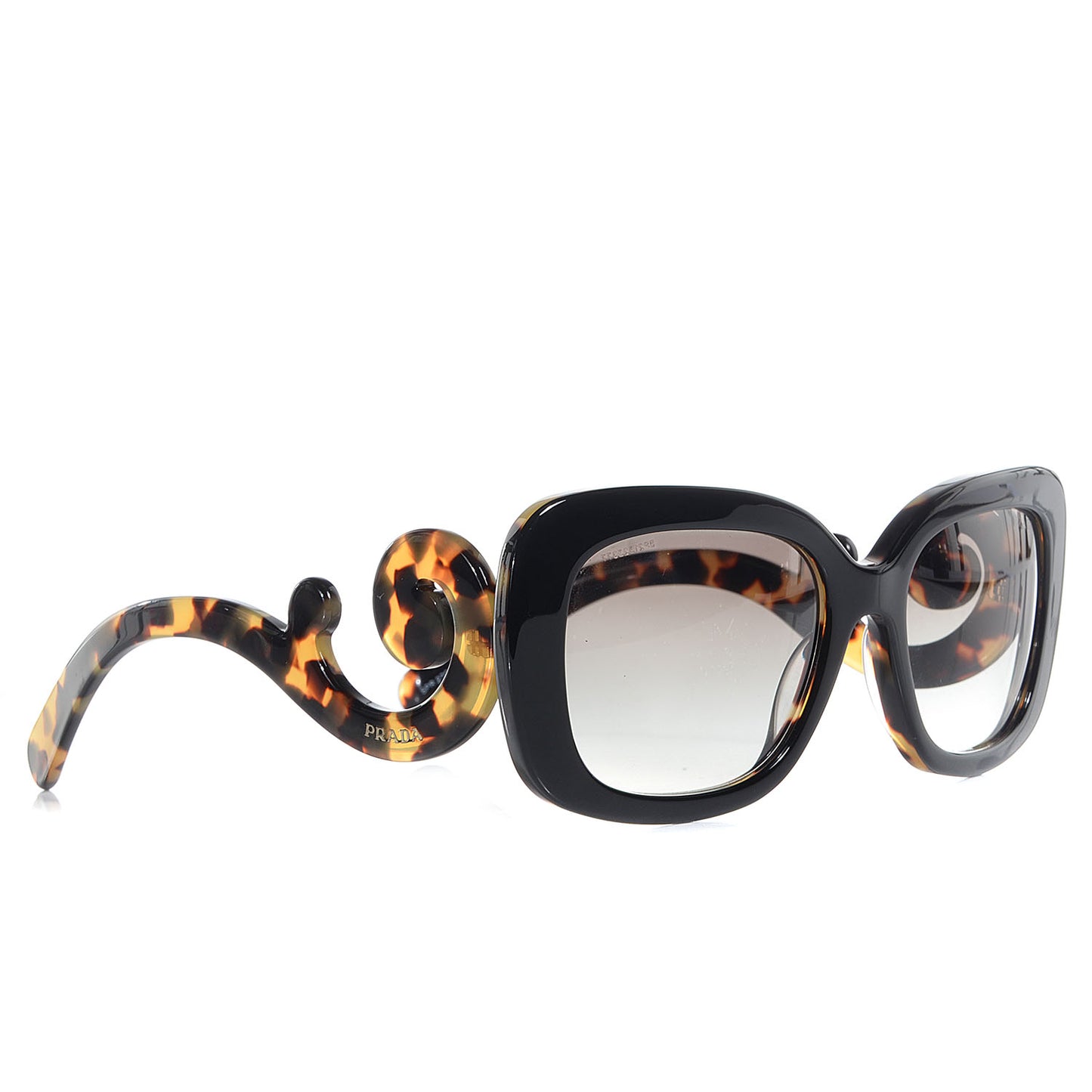 Tortoise Shell Baroque Sunglasses SPR 270 Black