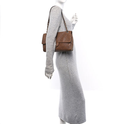 Chanel Lambskin Stitched Orient Express Flap Brown 2 of 10