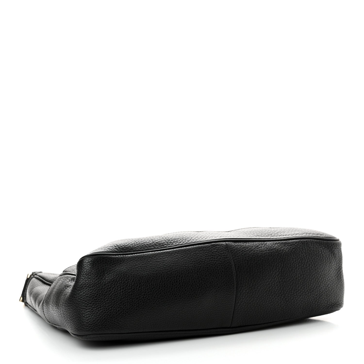 Gucci Pebbled Calfskin Medium Diana Bamboo Shoulder Bag Black 4 of 13