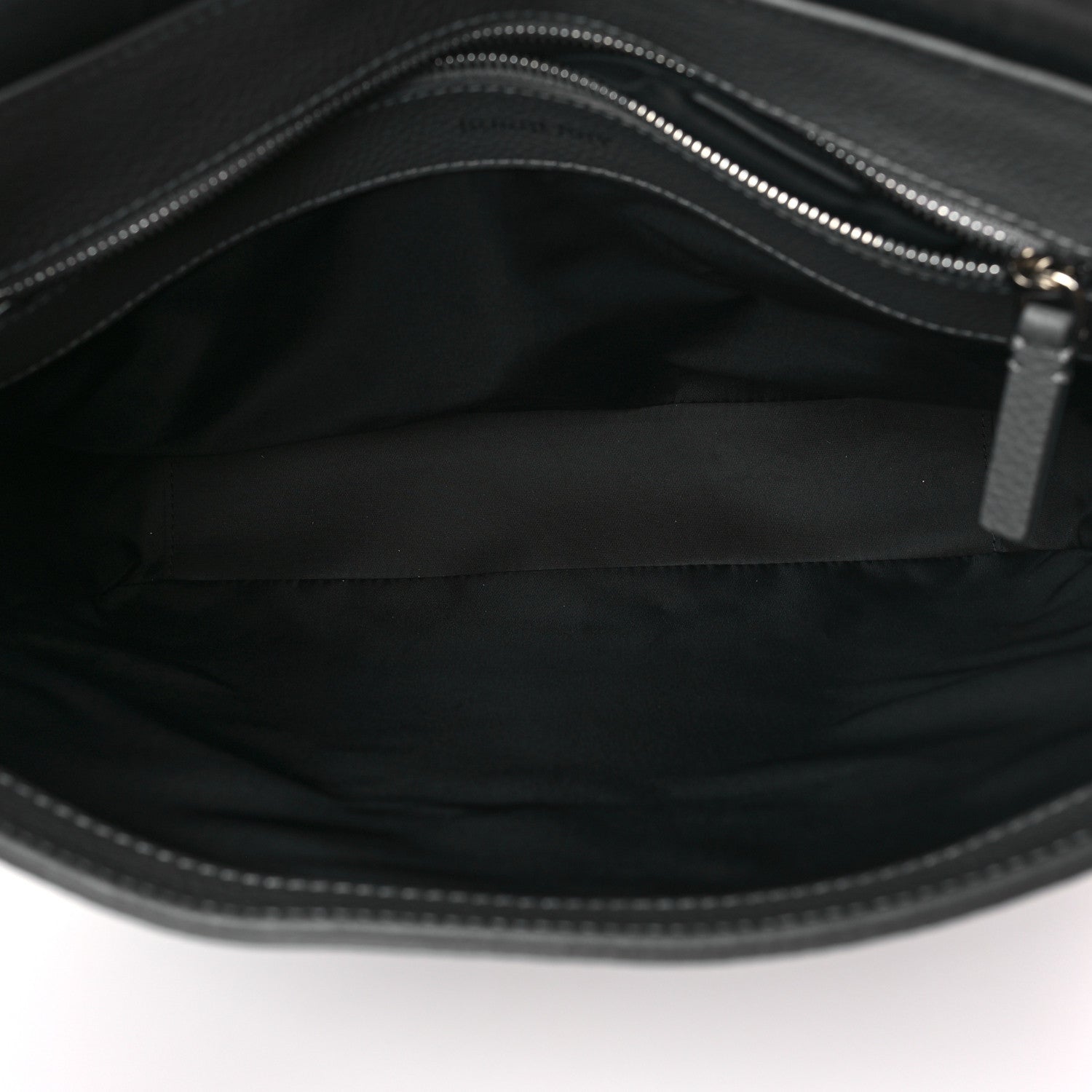 Burberry Calfskin Logo Messenger Charcoal Grey 5 of 9