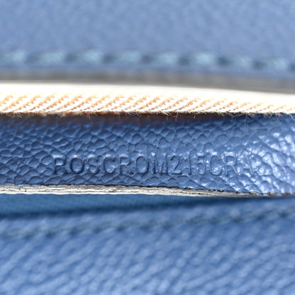 Burberry Soft Grain Calfskin Small Medley Crossbody Steel Blue 8 of 12