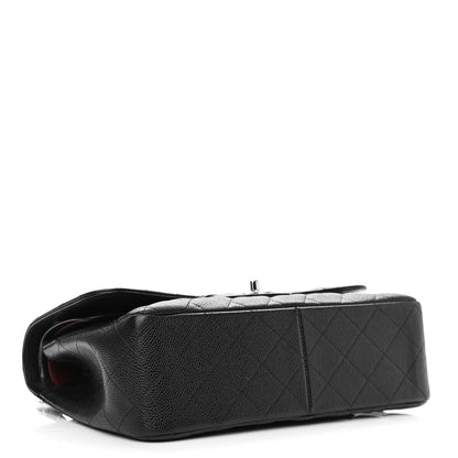 Chanel Caviar Quilted Jumbo Double Flap Black 4 of 12