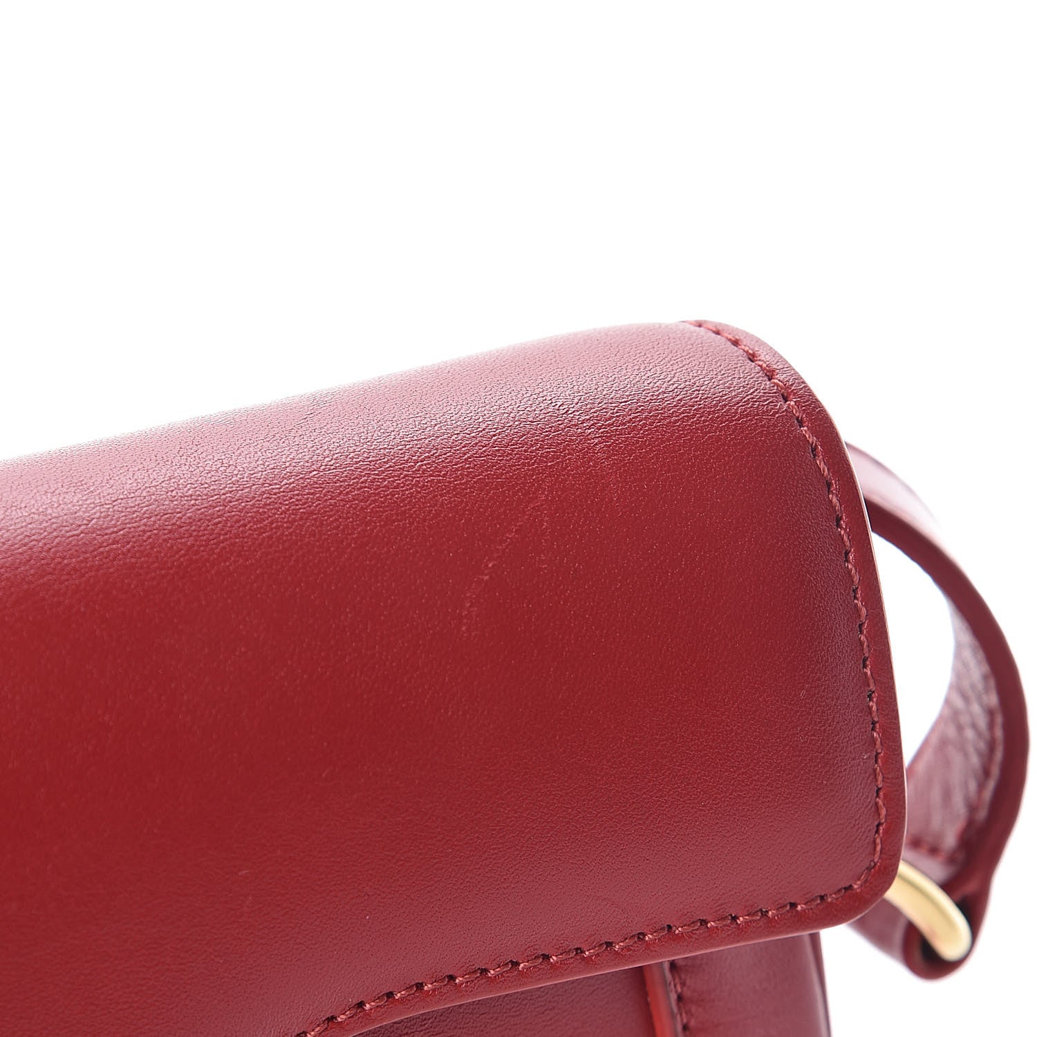 Celine Satinated Calfskin Besace Small 16 Red 13 of 16