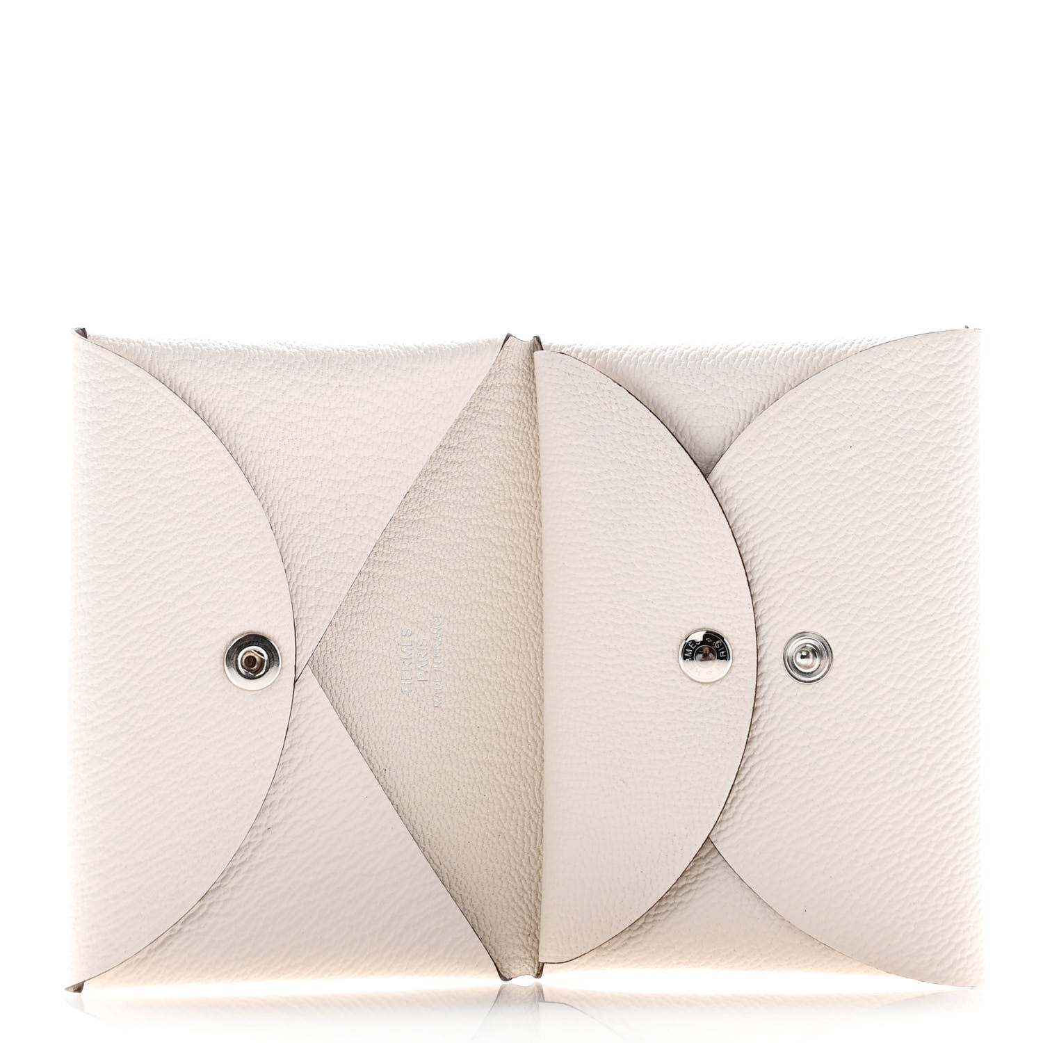 Hermes Chevre Mysore Calvi Duo Card Case Nata 5 of 9