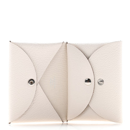 Hermes Chevre Mysore Calvi Duo Card Case Nata 5 of 9