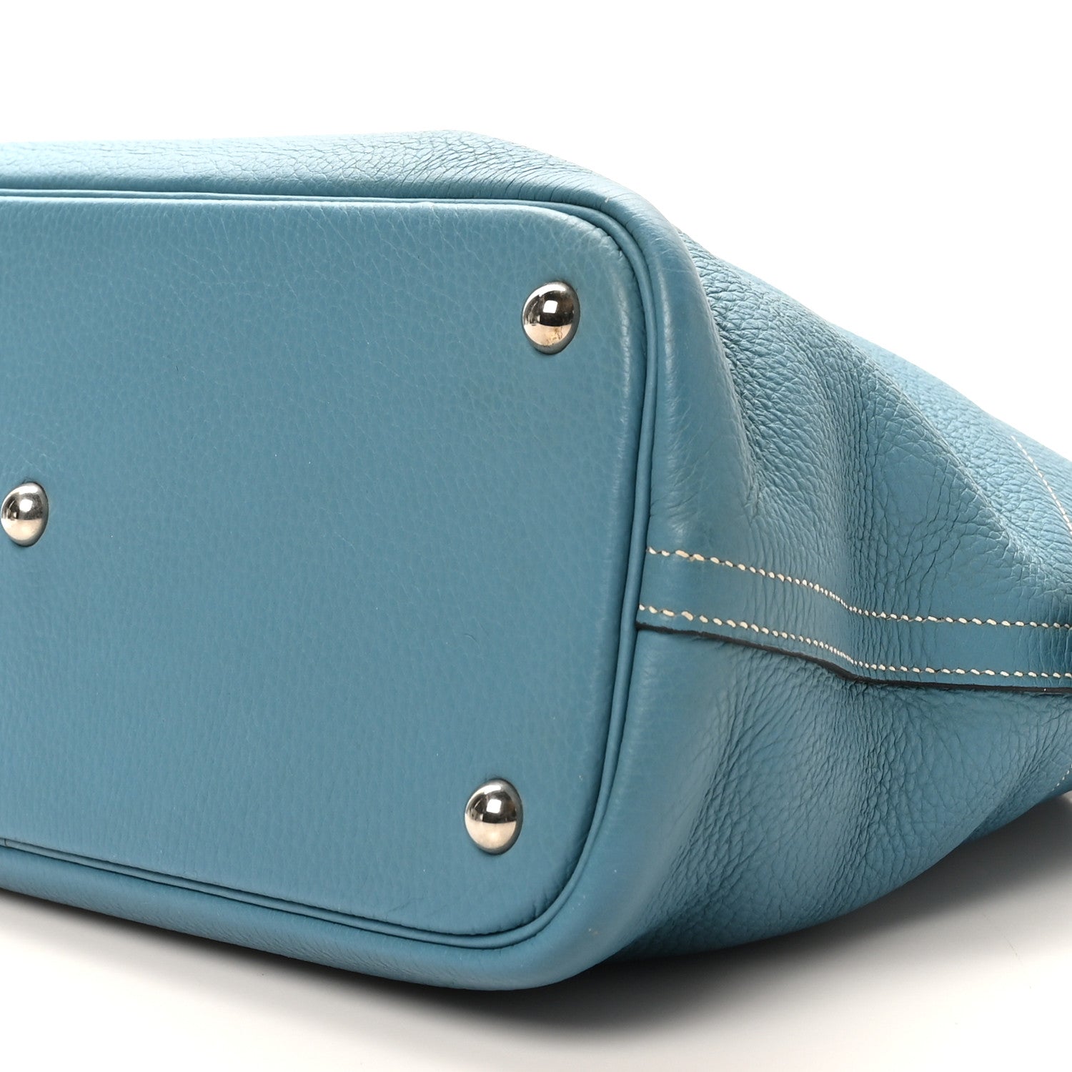 Hermes Taurillon Clemence Bolide 31 Blue Jean 10 of 10
