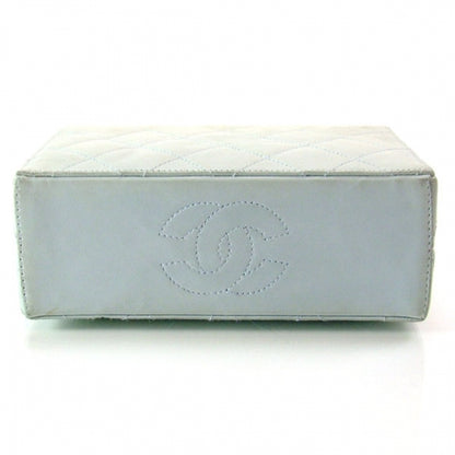 Chanel Lambskin Quilted Box Handbag Sky Blue 5 of 12