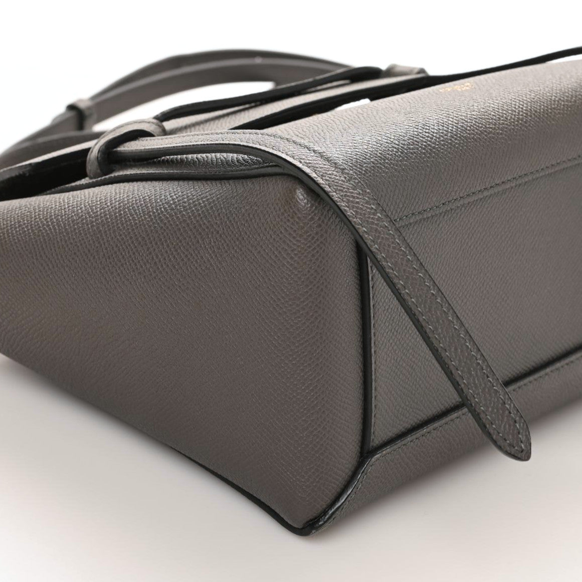 Celine Grained Calfskin Nano Belt Bag Grey 8 of 9