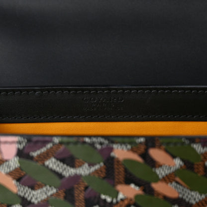 Goyard Goyardine Lettres Camouflage Saigon PM Black Pink Multicolor 6 of 9