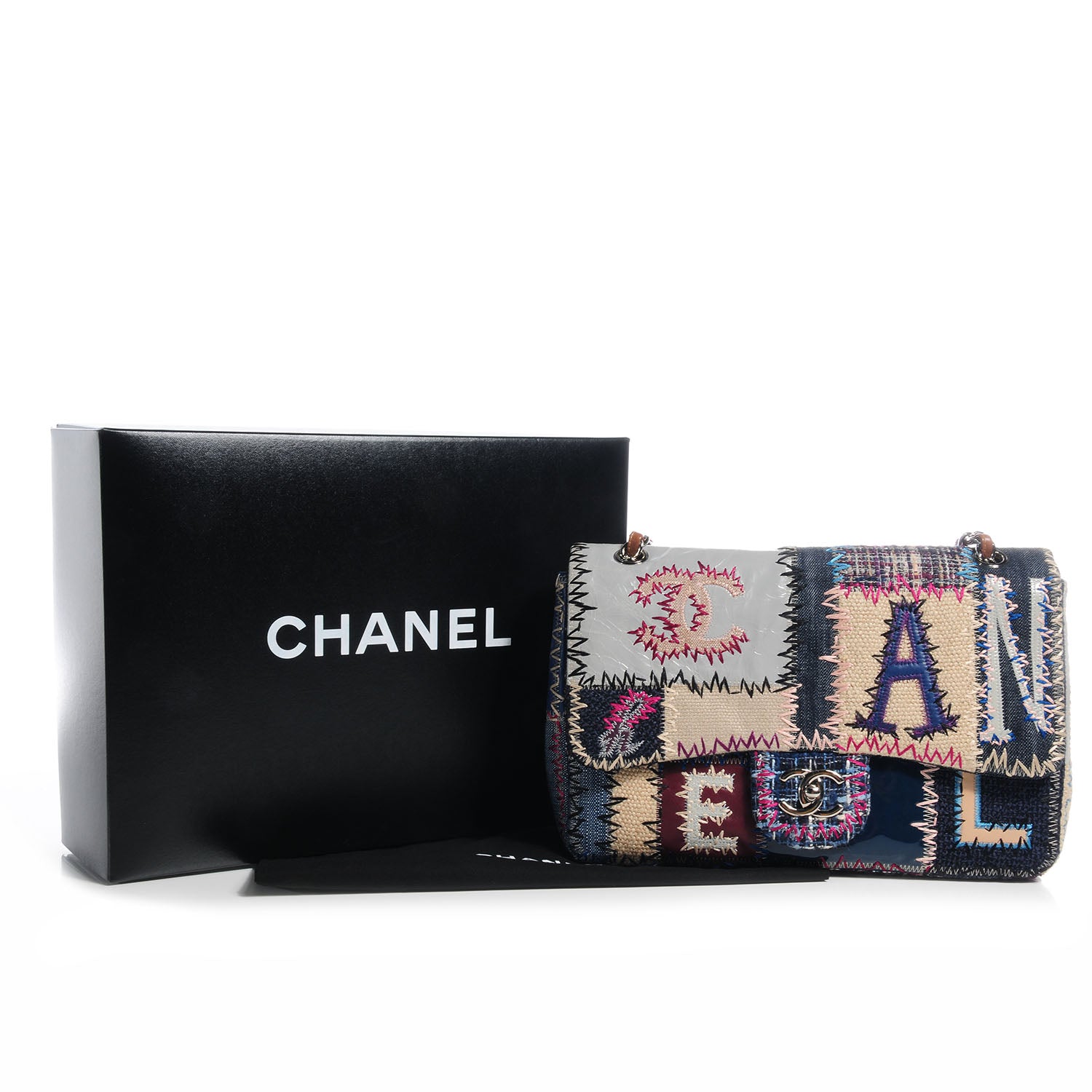 Chanel Patchwork Jumbo Flap Multicolor 9 of 9