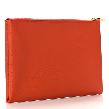 Hermes Evercolor Atout Pouch Terre Battue Anemone 3 of 10