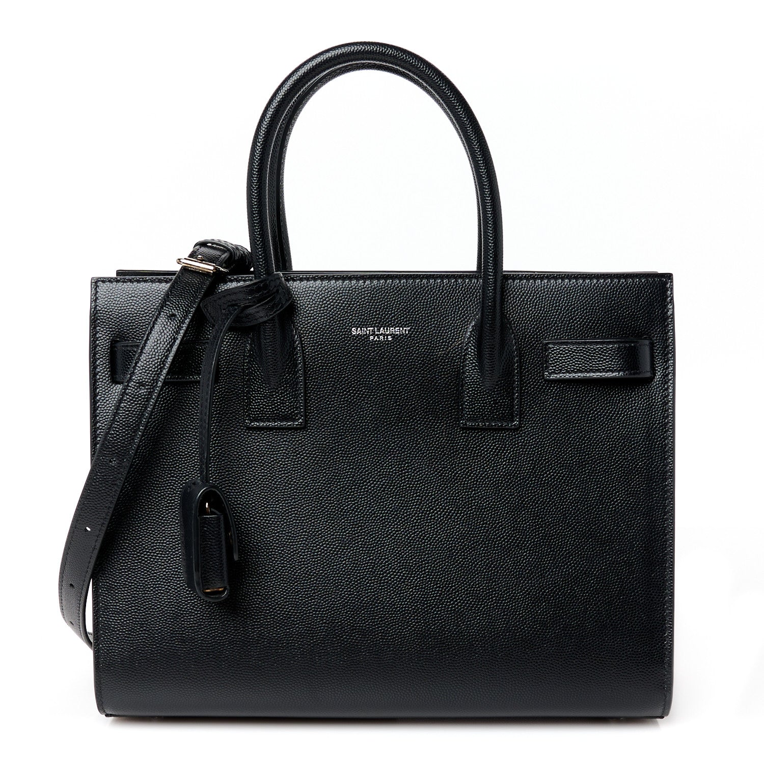Saint Laurent Grain de Poudre Nano Sac De Jour Black 1 of 9