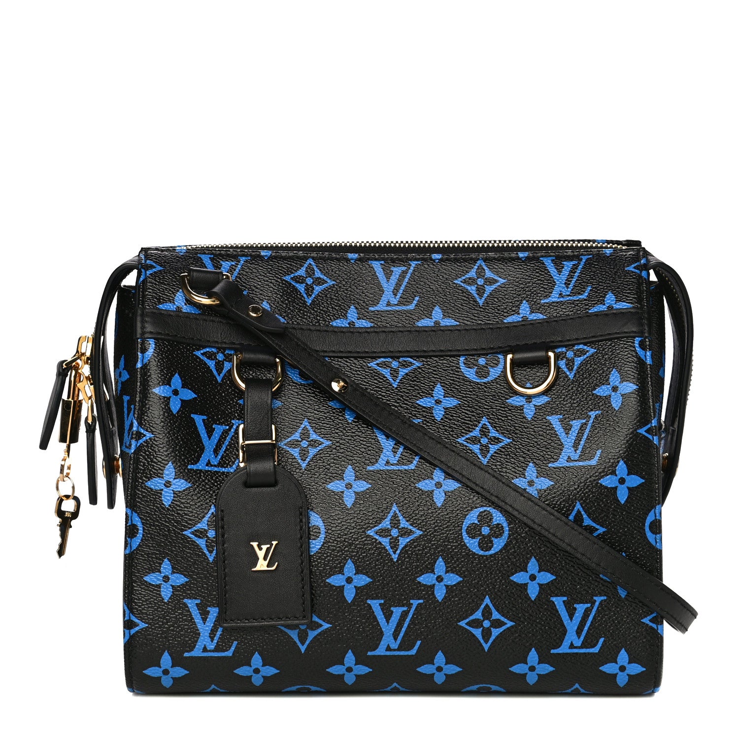 Louis Vuitton Colored Monogram Speedy Amazon PM Blue Black 1 of 12