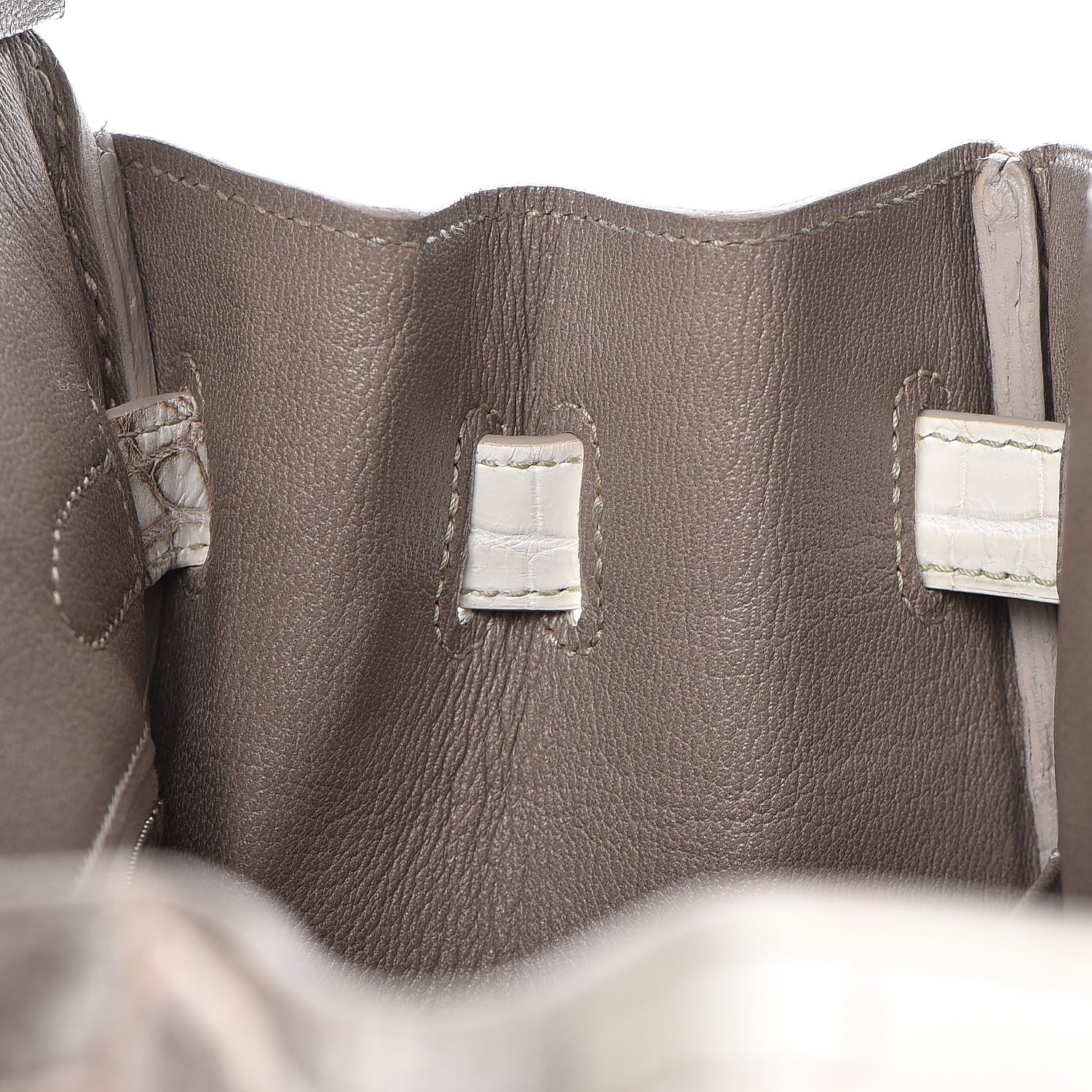 Hermes Matte Niloticus Crocodile Himalaya Birkin 30 Blanc 9 of 49