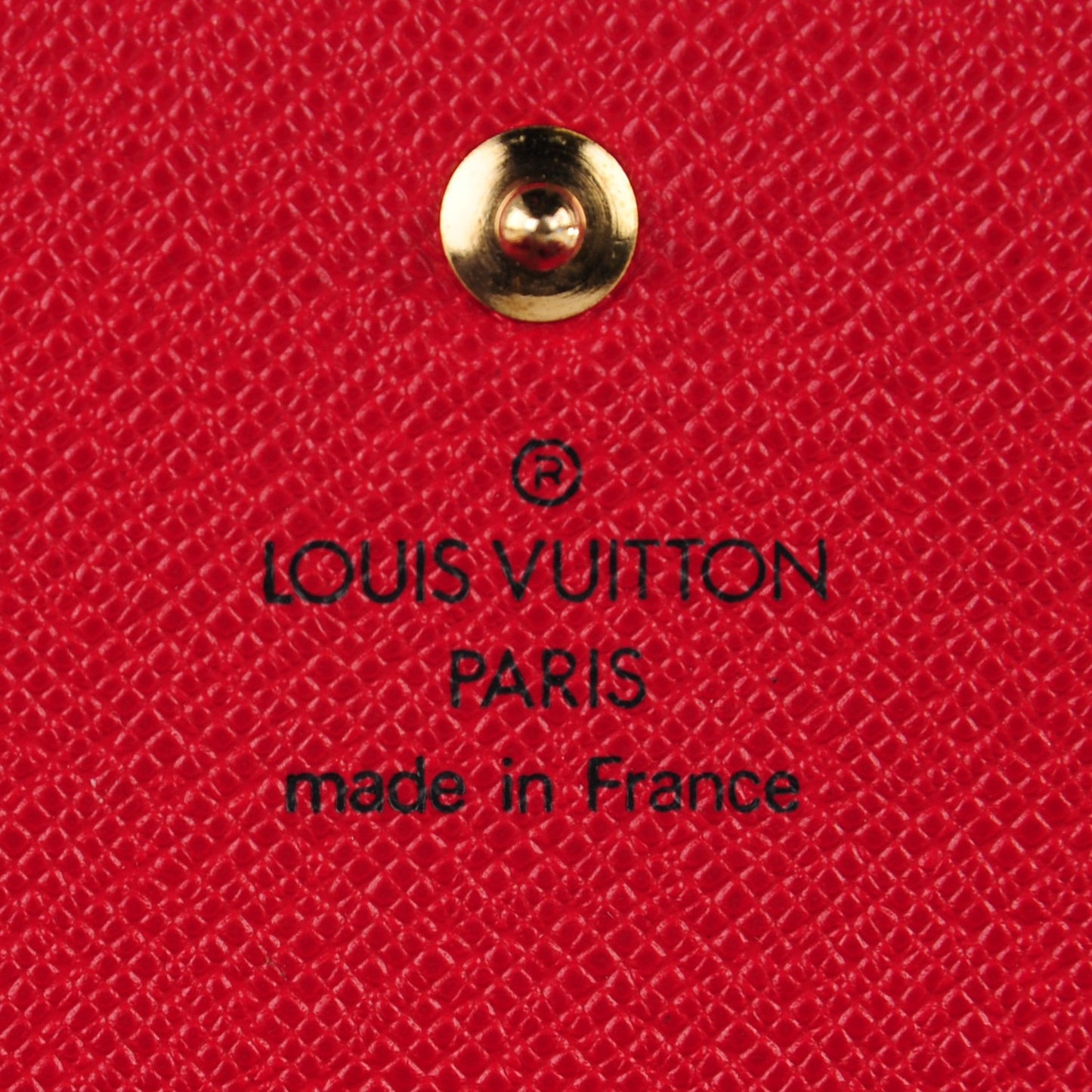 Epi Porte Tresor International Wallet Castillan Red